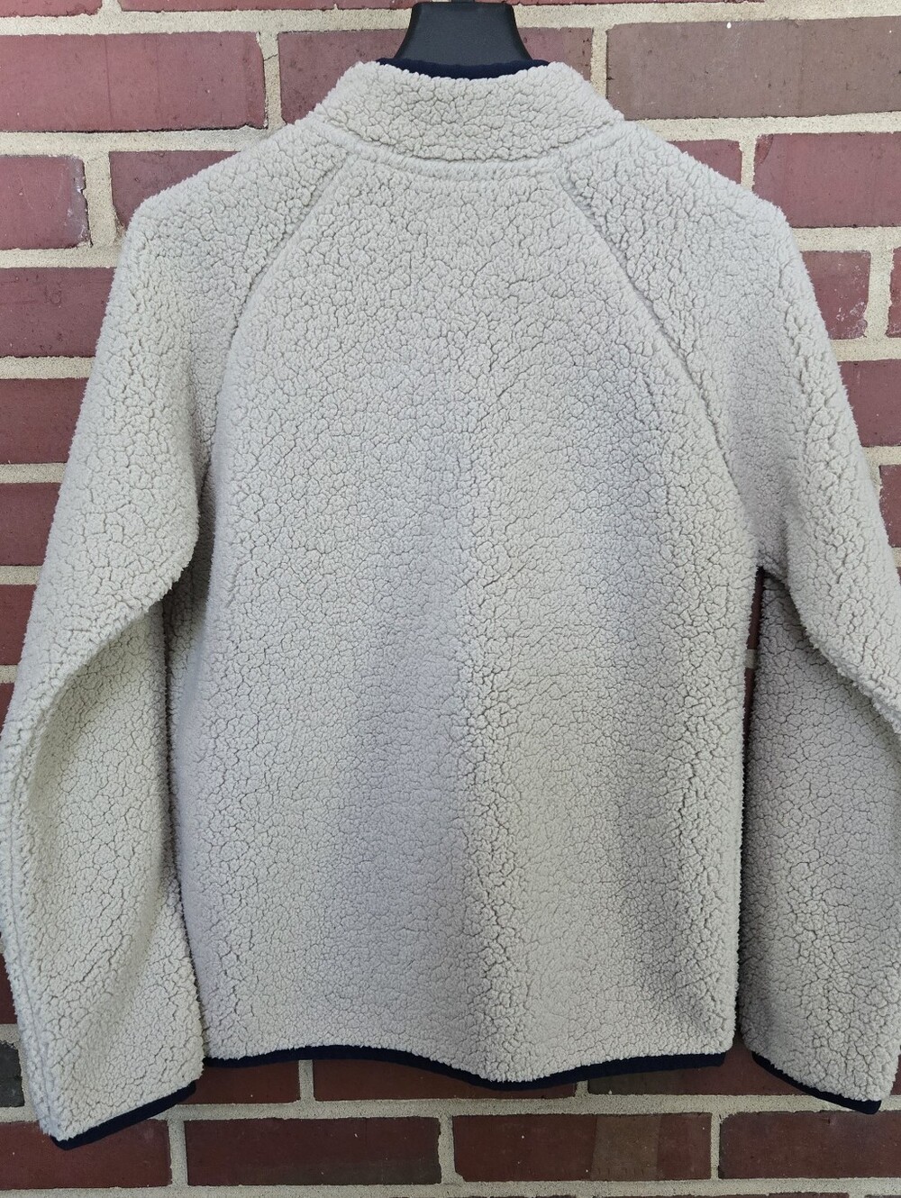Columbia Youth Large 14/16 Sherpa Fleece Jacket Beige Full Zip Teddy Soft Cozy - Picture 3 of 6